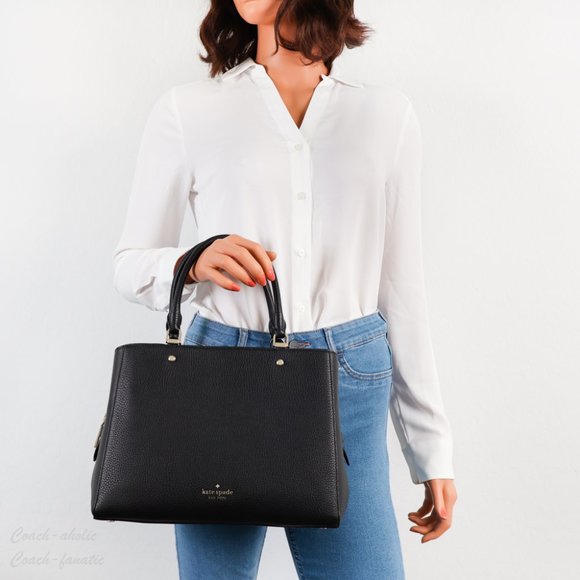medium triple compartment satchel kate spade